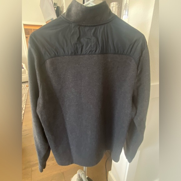 Perry Ellis grey zip-up pullover sweater - Picture 7 of 9